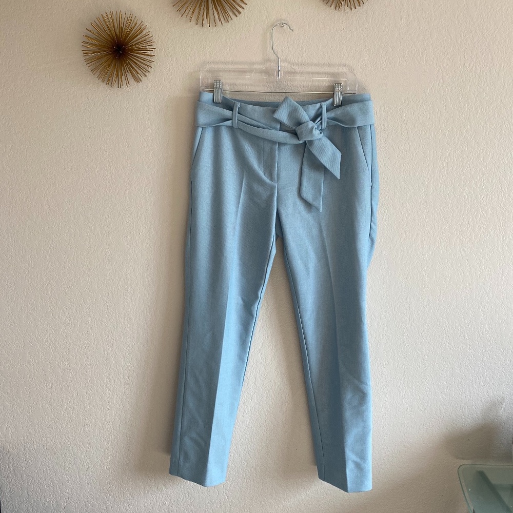 Loft Slim Marisa Fit Tie Waist Dress Pants